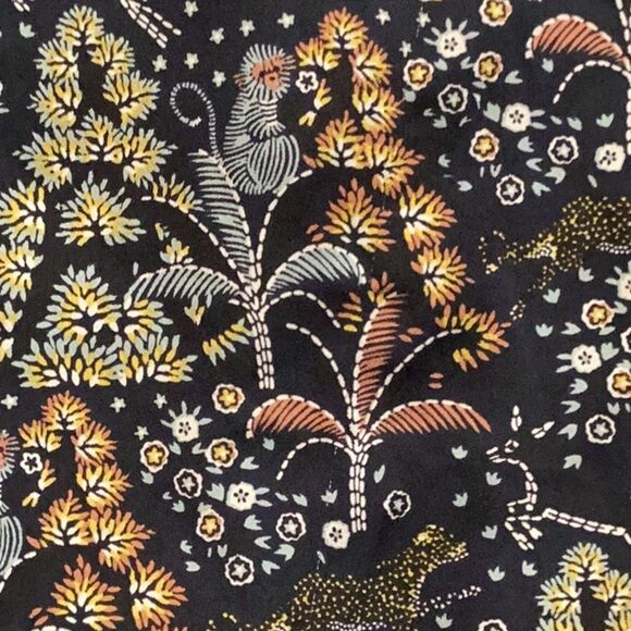 J. Crew Point Sure Jungle Print Crepe Wide Leg Pant size 6 - Picture 11 of 12